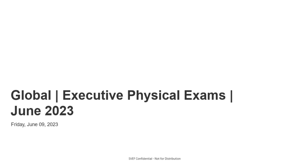 global exec physical exams 2023 cover