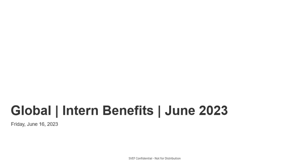 global intern benefits 2023 cover