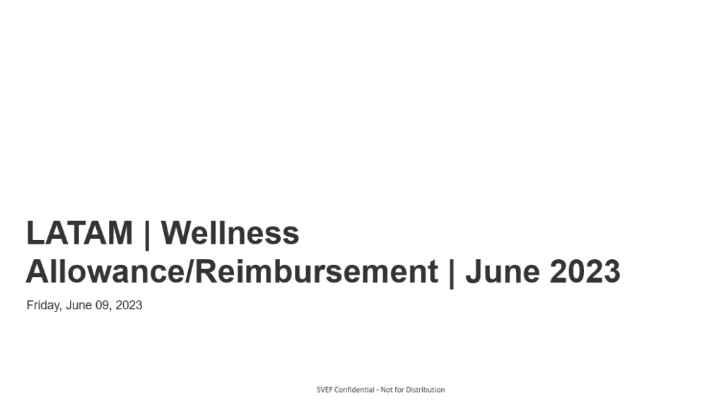 latam wellness allowance 2023 cover