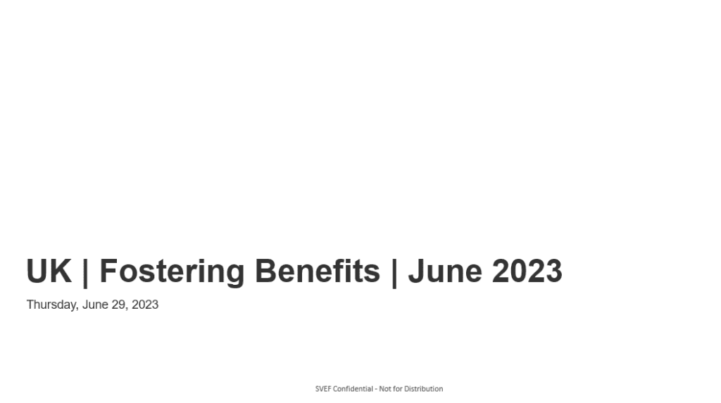 uk fostering benefits 2023 cover