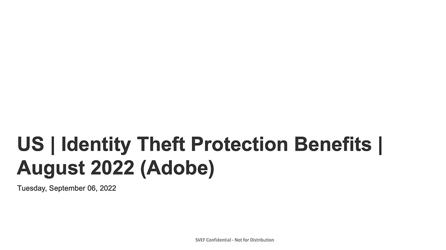 2022 US Identity Theft Protection Benefits