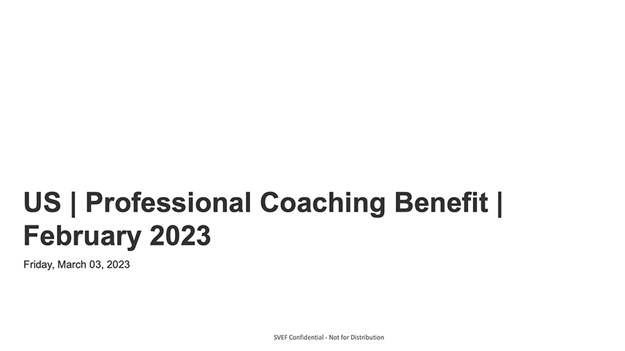 2023 US Professional Coaching Benefit