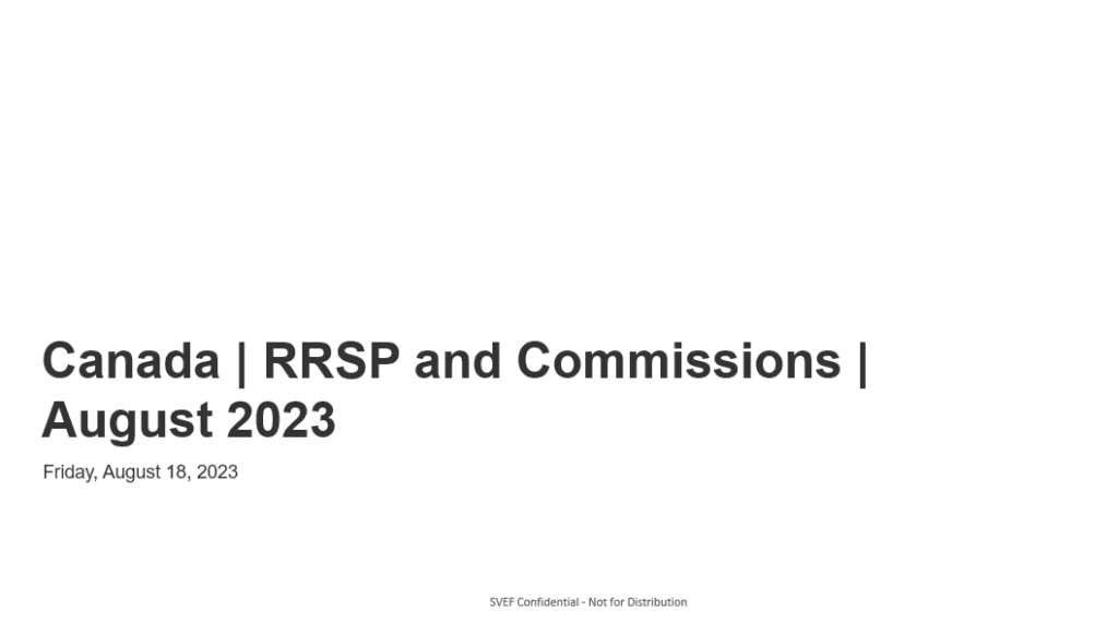 canada rrsp and commissions august 2023