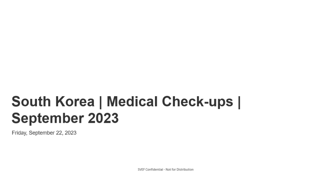 south korea medical check ups september 2023