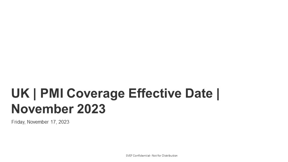 UK PMI Coverage Effective Date November 2023